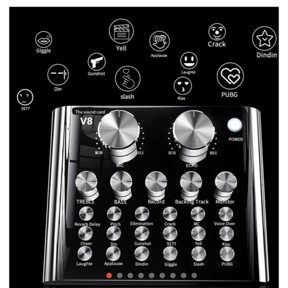 V8 the Live Sound Card new voice and music professional - Picture 3 of 10